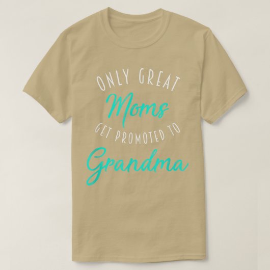 ママ素晴らしがプレグナンに昇進 Tシャツ (デザイン正面)