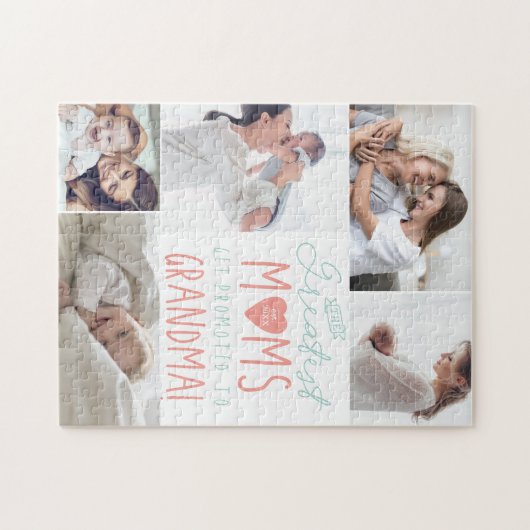 ママ素晴らしはおばあちゃんの写真に昇進 ジグソーパズル (横)