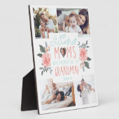 ママ素晴らしはおばあちゃんの写真に昇進 フォトプラーク (側面)