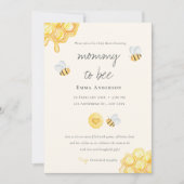 ママ素朴が赤ちゃんシャワー 招待状 (正面)