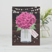 ママ素朴のための美しいピンクのフローラ誕生日カード カード (スタンド正面)