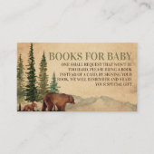 ママ素朴&ベビーベアブックリクエスト エンクロージャーカード (正面)