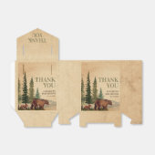 ママ素朴&ベビーベアベビーシャワーありがとう フェイバーボックス (折り畳みなし)