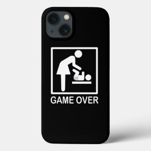 ママ絵文字の上のゲーおもしろいム iPhone 13ケース