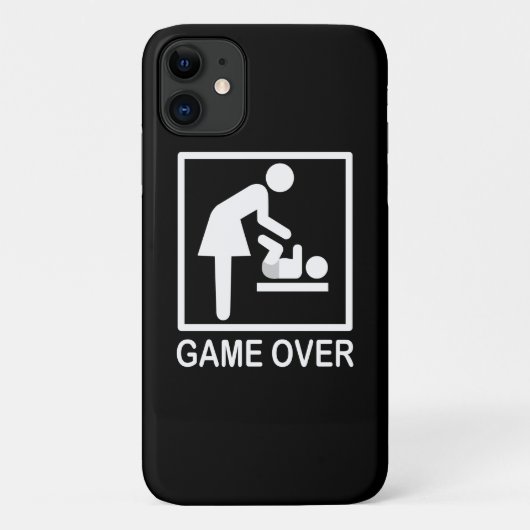 ママ絵文字の上のゲーおもしろいム Case-Mate iPhoneケース (裏面)