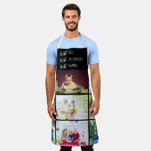 ママ編集可能9フォト エプロン (着用した状態)