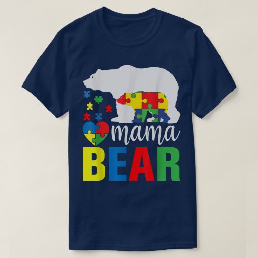 ママ自閉症の意識 Tシャツ (デザイン正面)