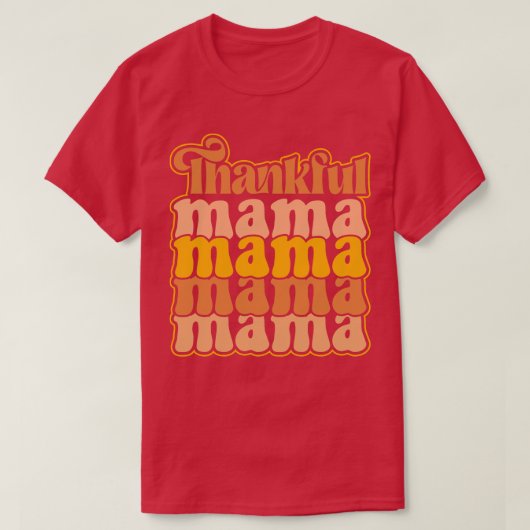 ママ表現感謝スタイル Tシャツ (デザイン正面)