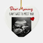 ママ親愛は会うのを待ち遠しい! セラミックオーナメント (裏面)