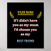 ママ親愛ウォール ポスター (正面)