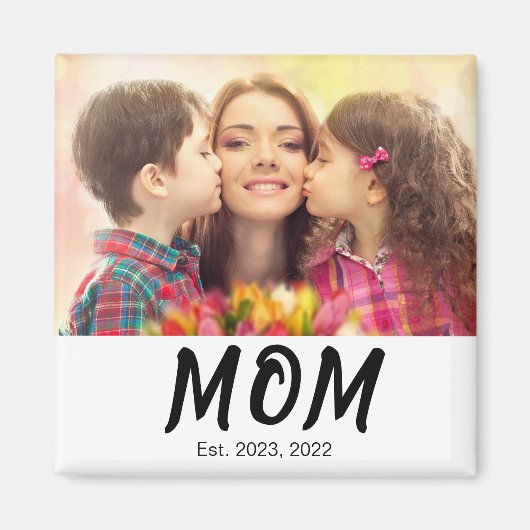 ママ設立 フォトギフト マグネット (正面)