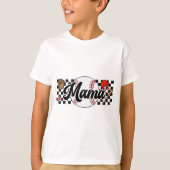 ママ試合日ビーブマザーズ女子野球ママ Tシャツ (正面)