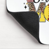 ママ試合日ビーブマザーズ日女ソフトボールママ マウスパッド (コーナー)