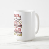 ママ誇りを持ったのゲームデー応援! コーヒーマグカップ (正面右)