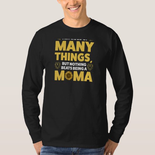 ママ誇りを持ったママおばあちゃん Tシャツ (正面)
