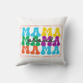 ママ誇りを持った自閉症覚枕 クッション (裏面)