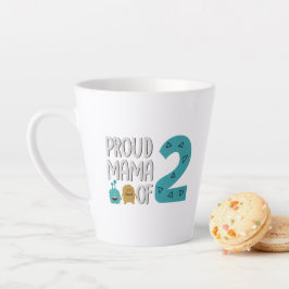 ママ誇りを持った・オブ・ツー カフェラテマグ