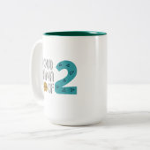 ママ誇りを持った・オブ・ツー ツートーンマグカップ (正面左)