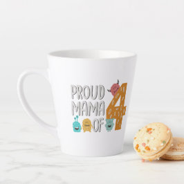 ママ誇りを持った・オブ・フォー カフェラテマグ