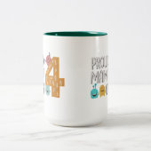 ママ誇りを持った・オブ・フォー ツートーンマグカップ (中央)