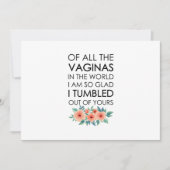 ママ誕生日ギフト母の日ギフトママ 招待状 (正面)