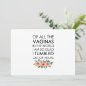 ママ誕生日ギフト母の日ギフトママ 招待状 (スタンド正面)