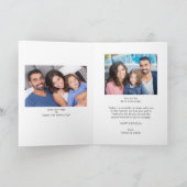 ママ誕生日12写真シンプル最高の カード (内部)