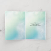 ママ誕生日,フローラ，美しい，愛モダン, 箔グリーティングカード (内側レイダウン)