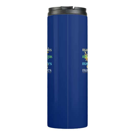 ママ調理師ママデザインママ気にマラブズ タンブラー (裏面)