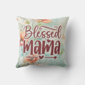 ママ賛美ガーデンフローラ クッション (裏面)