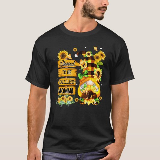 ママ賛美格言かわいいモと呼ばれる Tシャツ (正面)