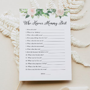 ママ赤ちゃんシャワー最高のゲームを知るデボン 招待状