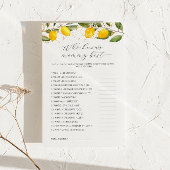 ママ赤ちゃんシャワー最高のゲームを知るレモン