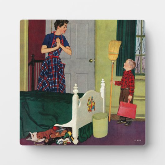 ママ部屋の掃除をした! フォトプラーク (正面)