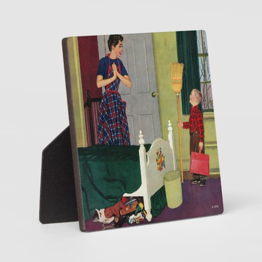 ママ部屋の掃除をした! フォトプラーク (正面)