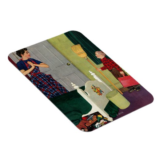 ママ部屋の掃除をした！ マグネット (右側)