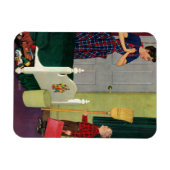 ママ部屋の掃除をした！ マグネット (横)