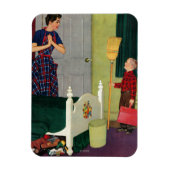 ママ部屋の掃除をした！ マグネット (縦)