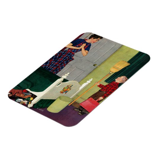 ママ部屋の掃除をした！ マグネット (左側)