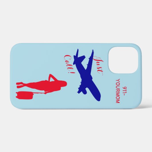 ママ電話 Case-Mate iPhoneケース (裏面 (横))