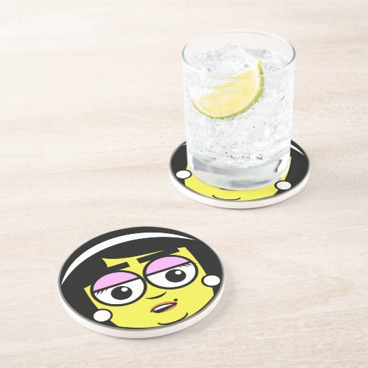 ママ顔 コースター (側面)