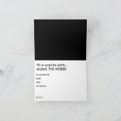 ママ驚きのパーティー 招待状 (内部)