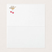 ママ鳥のハートフルなベビーシャワーのアドバイスメモ (内部フラット)