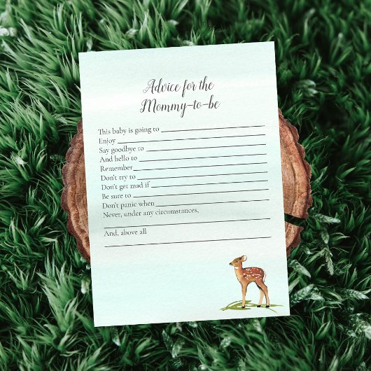 ママ鹿の赤ちゃんゲームのためのアドバイス - フォレストアドベンチャー 招待状