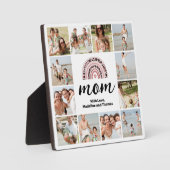 ママ12フォトコラージュ虹プラーク フォトプラーク (正面)