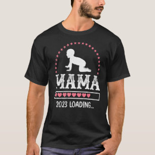 ママ2023ロードママ妊婦ママを期待して Tシャツ