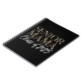 ママ2025年誇りを持った2025年のクラスのママ ノートブック (左側)