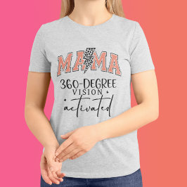 ママ360度視覚おもしろい母親の日 Tシャツ