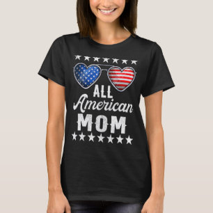 ママ7月4日メンズオールアメリカンママ私たち Tシャツ