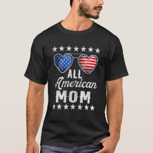 ママ7月4日メンズオールアメリカンママF Tシャツ